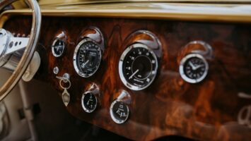 Old car inside