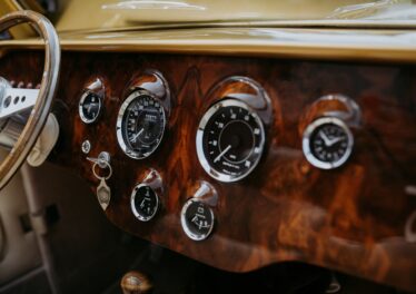 Old car inside