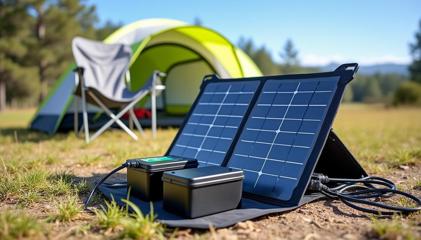 découvrez le panneau solaire pliable 4w 12v, idéal comme chargeur de batterie portable pour vos véhicules. pratique et compact, il vous offre une solution fiable contre les pannes de batterie lors de vos déplacements.
