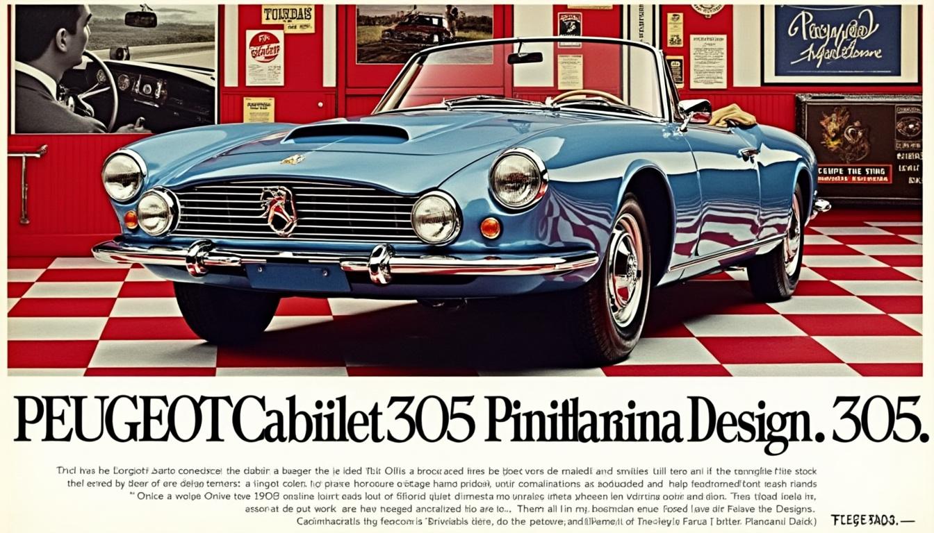 découvrez les caractéristiques incontournables de la peugeot cabriolet 305 : design élégant, performances fiables et plaisir de conduite à ciel ouvert. tout ce qu'il faut savoir sur ce modèle emblématique.