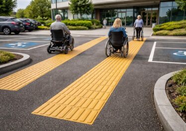 découvrez comment choisir les meilleures bandes de guidage pmr pour parking afin d'assurer sécurité et accessibilité optimales dans votre établissement.