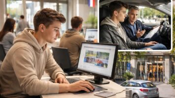 tout savoir sur le permis de conduire français : démarches d'inscription, apprentissage du code de la route, cours de conduite et préparation à l'examen.