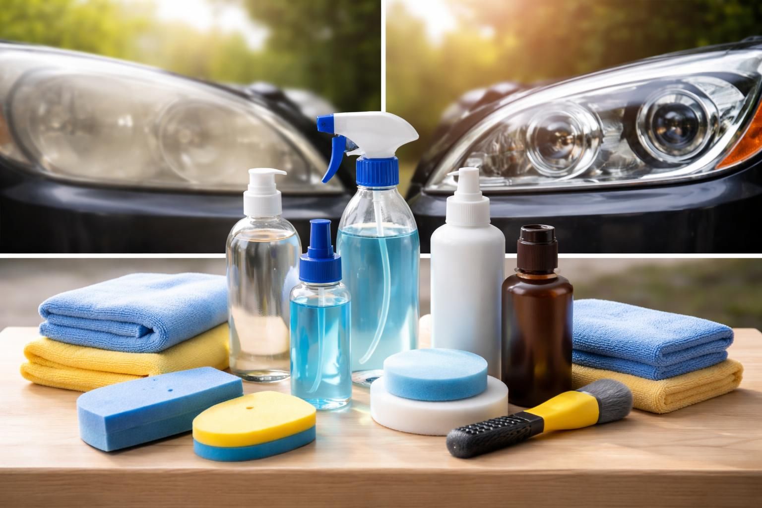 découvrez notre comparatif des meilleurs produits pour nettoyer les optiques de phare, afin d'améliorer la visibilité et la sécurité de votre véhicule.